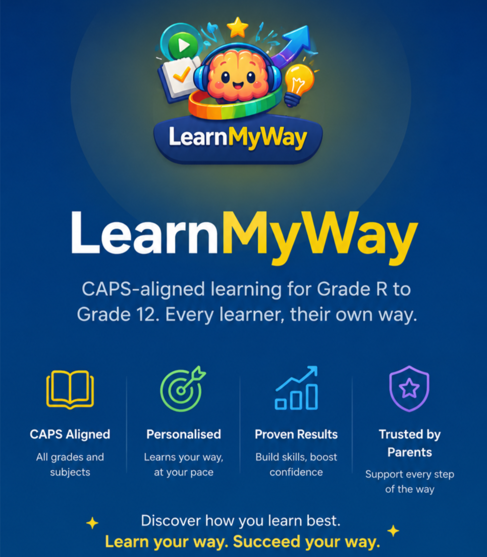 LearnMyWay โ CAPS-aligned learning for Grade R to Grade 12